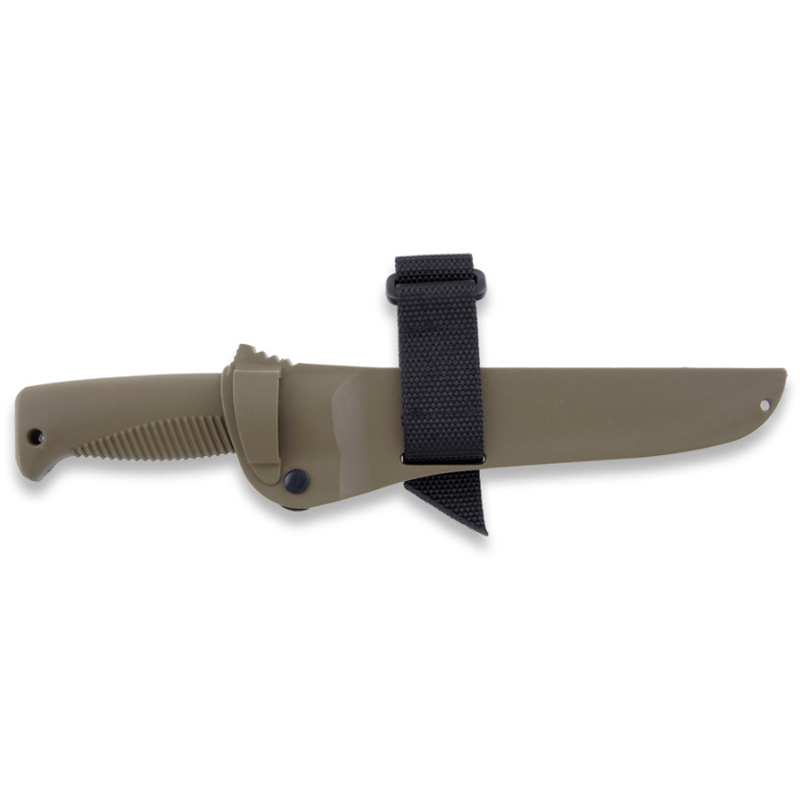 Нож Peltonen Knives Sissipuukko M95 PTFE Teflon 80CrV2 TPE Coyote Composite