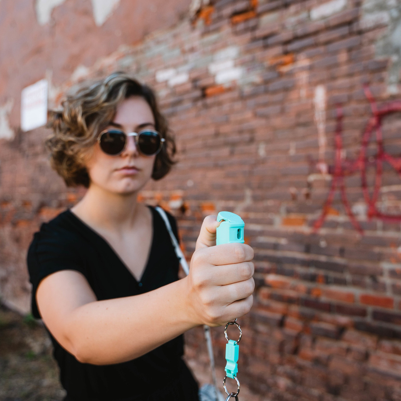 Pepper Gel with Detachable Safety Whistle Keychain 4