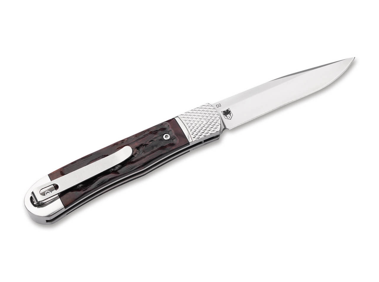 Boker Hidden Release Trapper Appaloosa Bone 3
