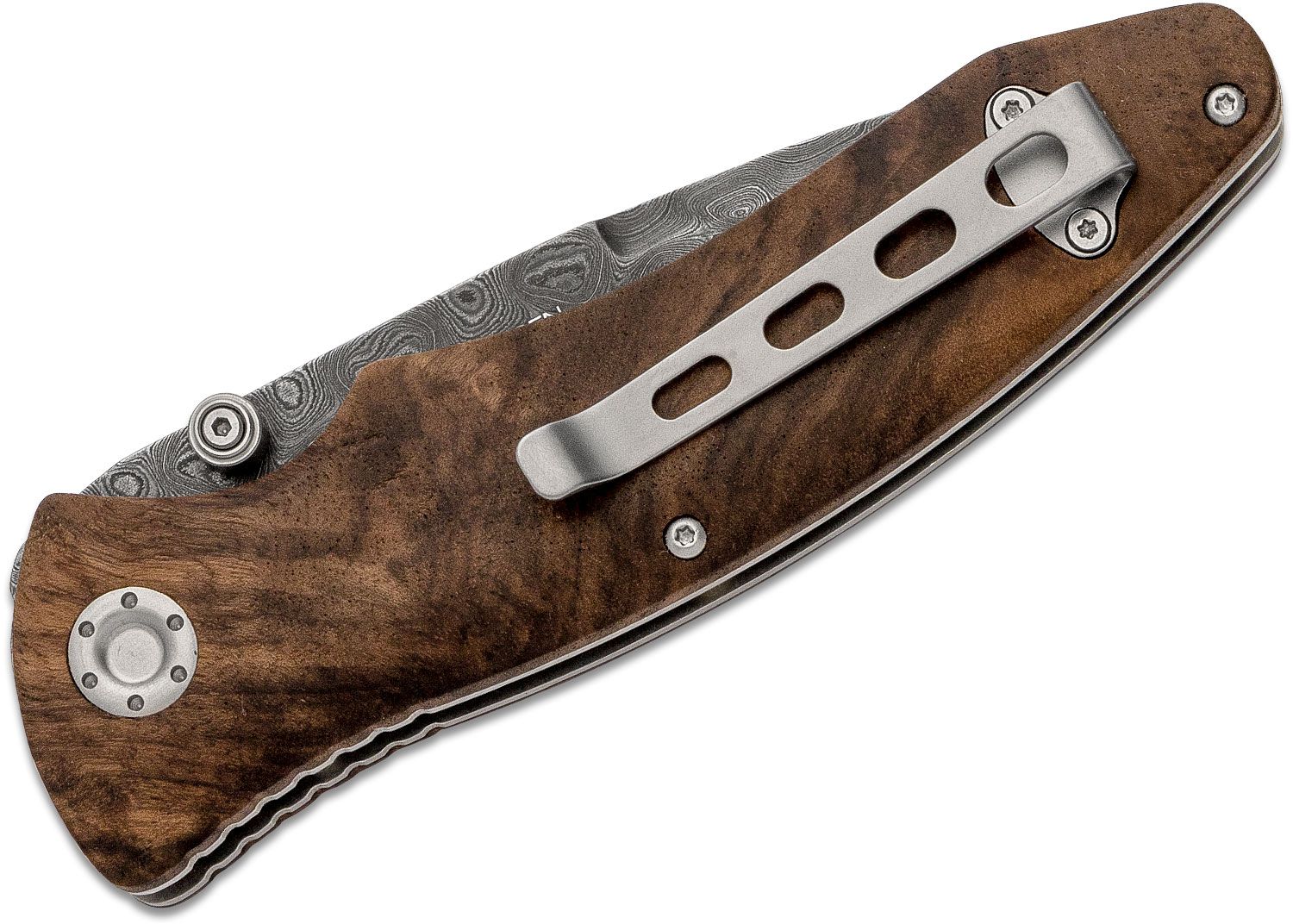 Boker Solingen Tirpitz-Damascus Wood 42 3