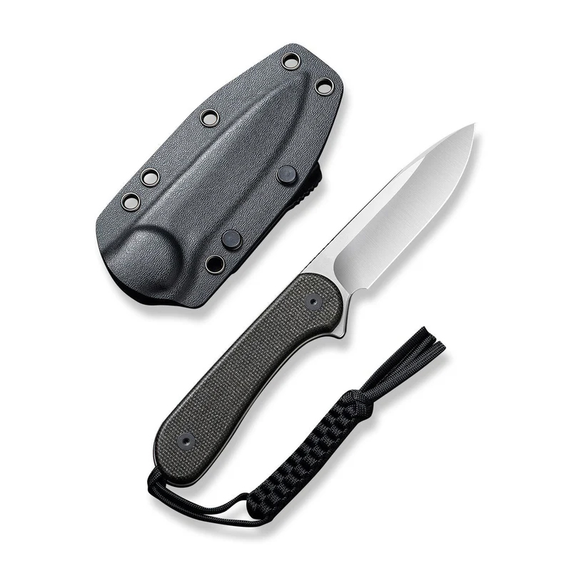 CIVIVI Fixed Blade Elementum Tactical Knife D2 Micarta