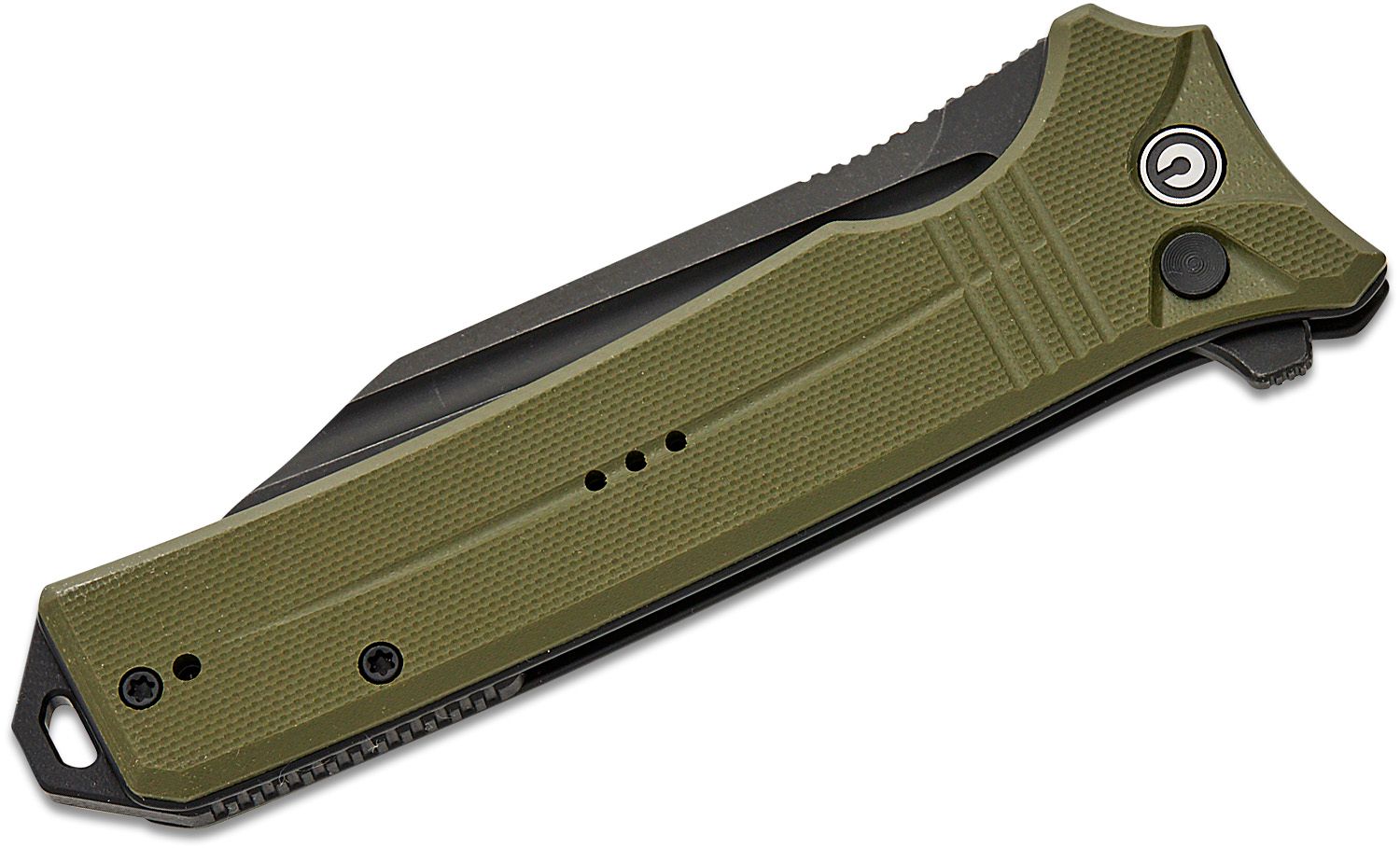 CIVIVI Neurohaptic Flipper & Button Lock Knife G10 Handle 2