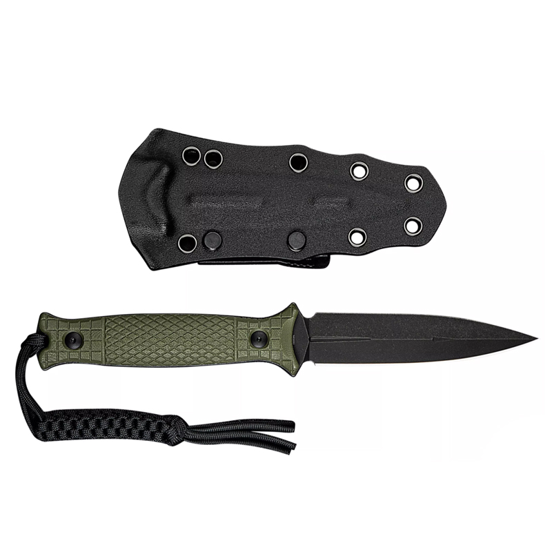 CIVIVI Perfrico Fixed Blade Knife 14C28N G10 Black Green
