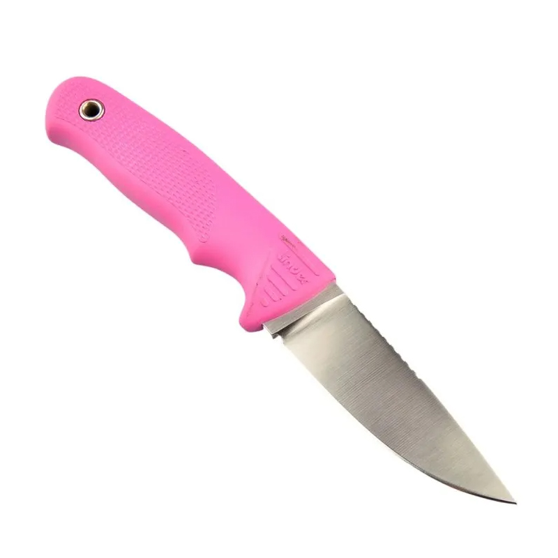 Нож Linder Super Edge 1 ATS34 TPE Pink
