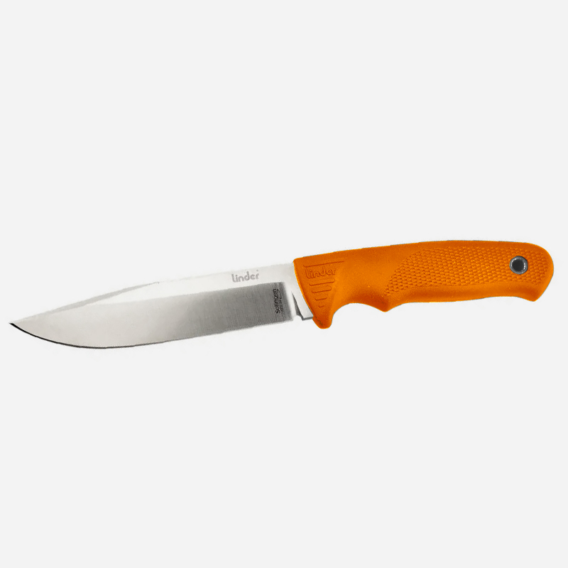 Нож Linder Super Edge 5 ATS34 TPE Orange