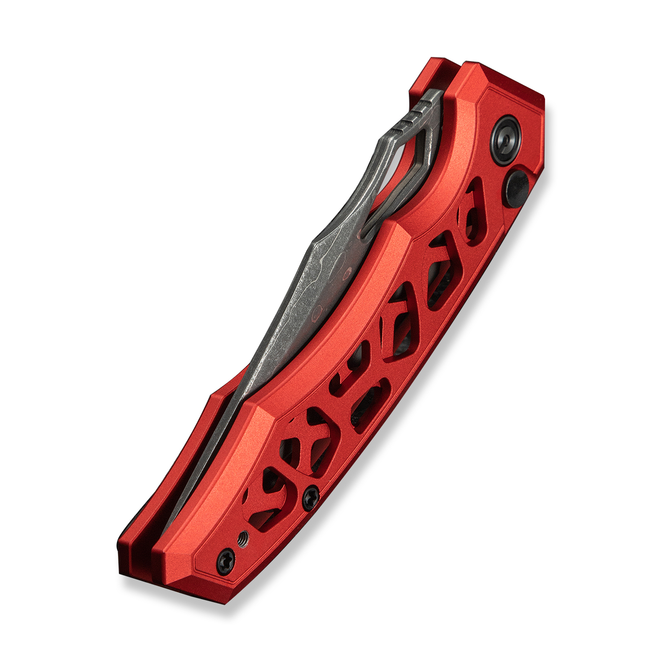 CIVIVI Anaaki Aluminum Red Damascus 6