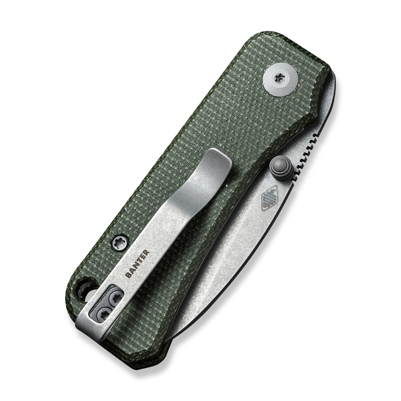 CIVIVI Baby Banter Green Micarta 5