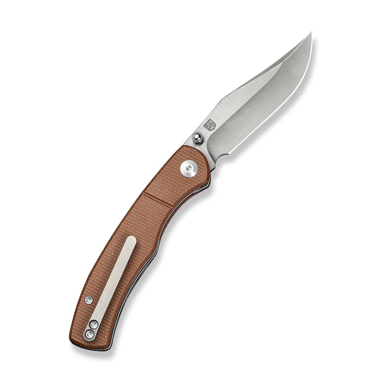 CIVIVI Clingman Brown Canvas Micarta 2