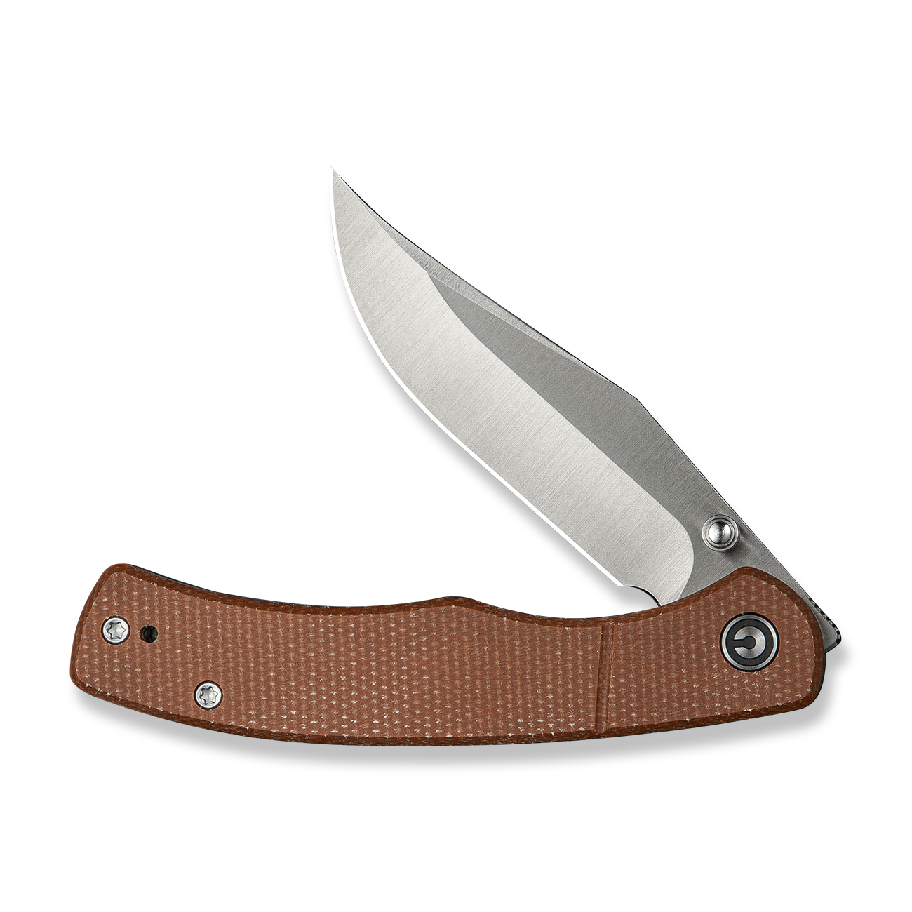 CIVIVI Clingman Brown Canvas Micarta 3