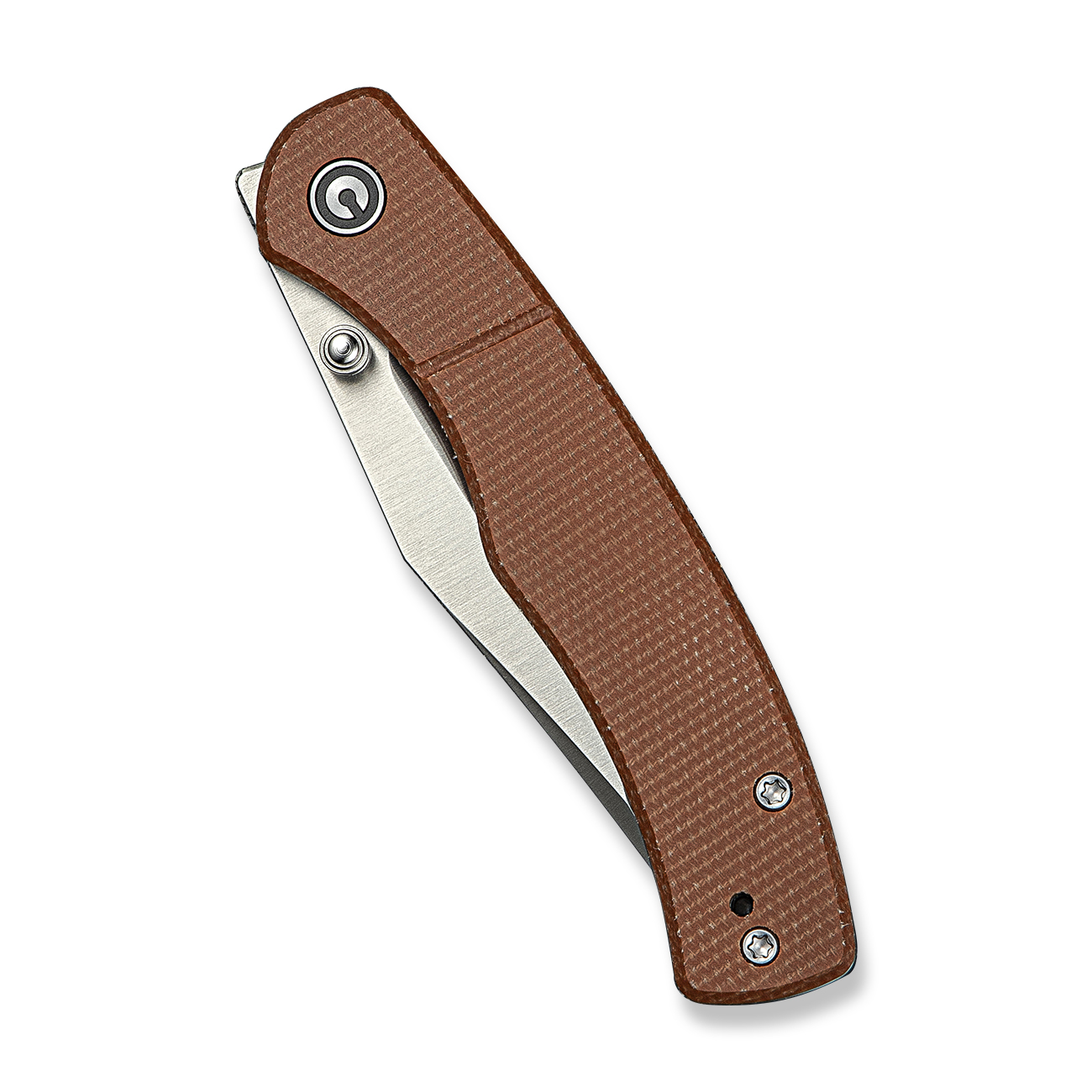 CIVIVI Clingman Brown Canvas Micarta 4