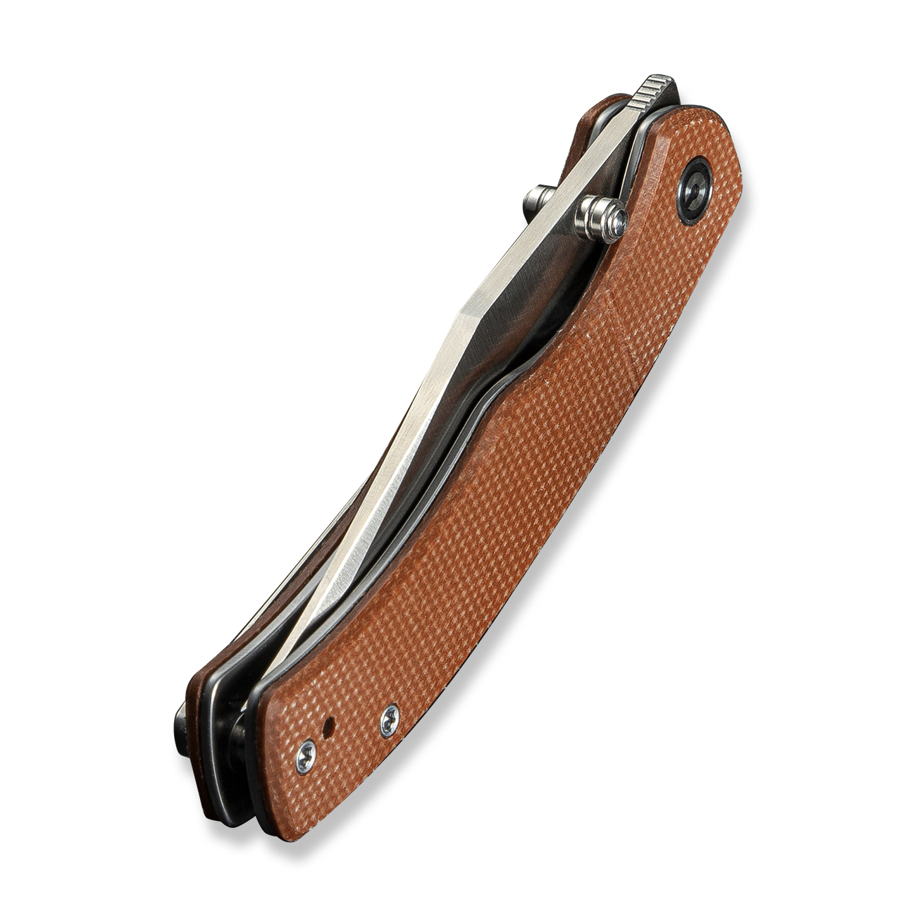 CIVIVI Clingman Brown Canvas Micarta 6