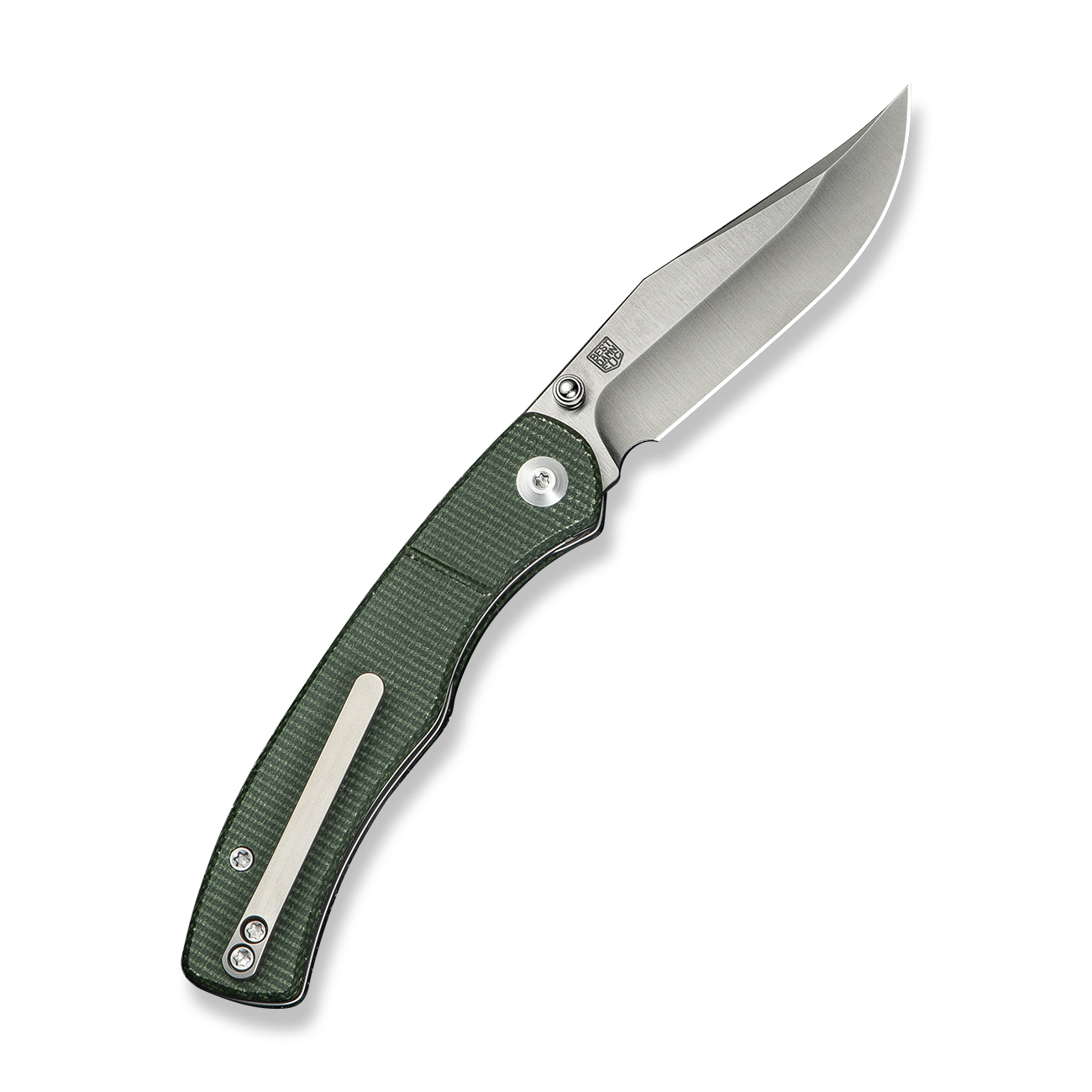 CIVIVI Clingman Green Canvas Micarta 2