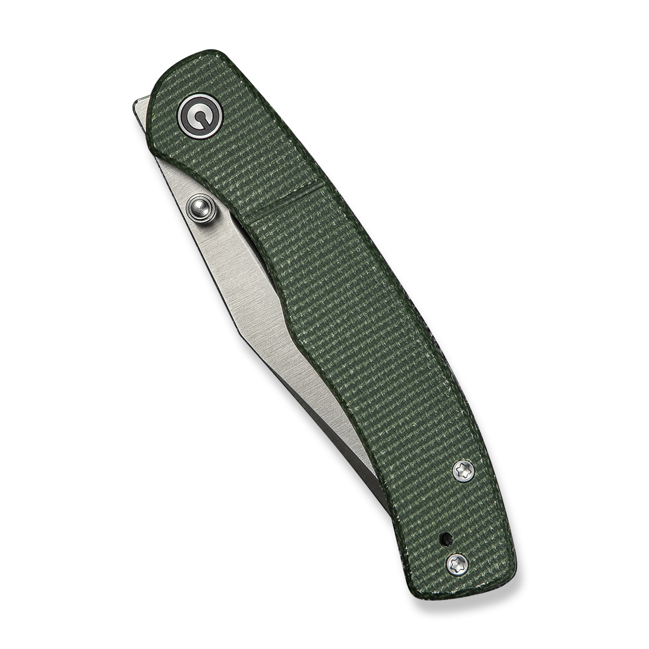 CIVIVI Clingman Green Canvas Micarta 4