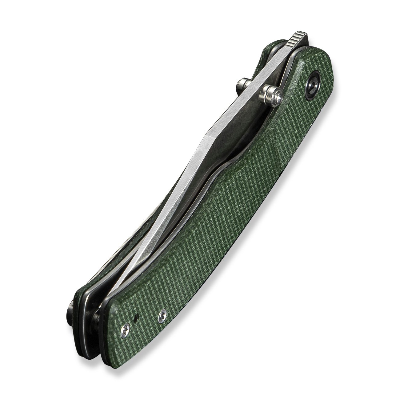 CIVIVI Clingman Green Canvas Micarta 6