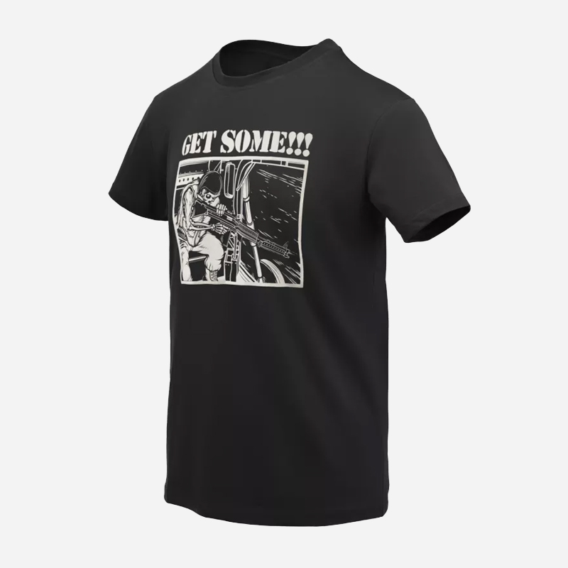 Тениска Helikon-tex Get some! Black