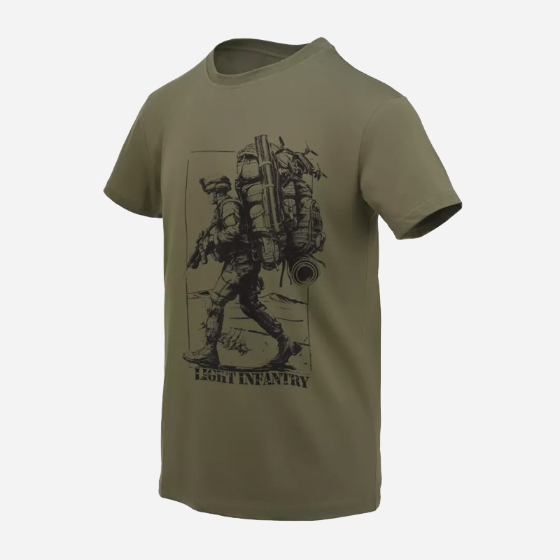 Тениска Helikon-tex Light infantry Olive Green