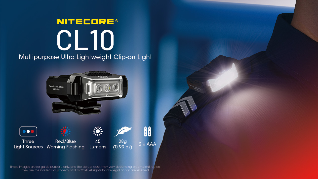 LED фенер Nitecore CL10 15