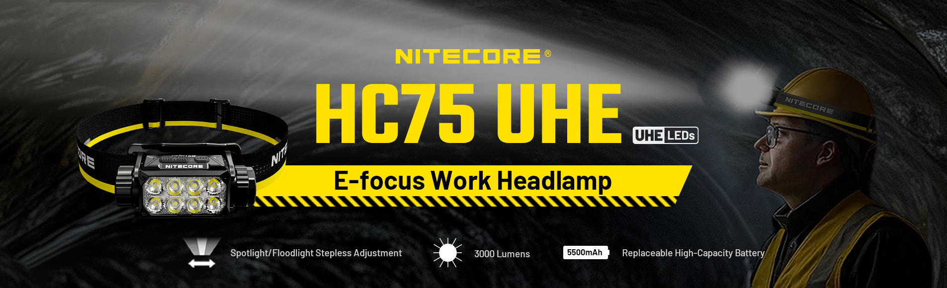 Nitecore HC75 UHE 13