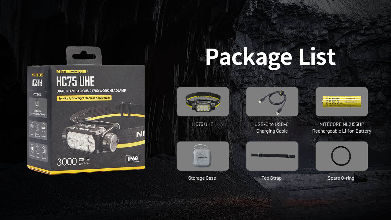 Nitecore HC75 UHE 27