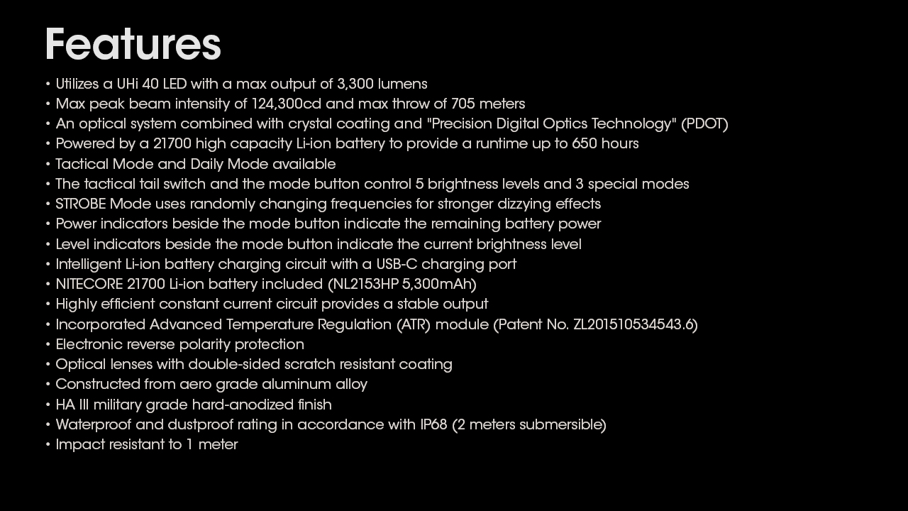 Nitecore MH25 PRO 22