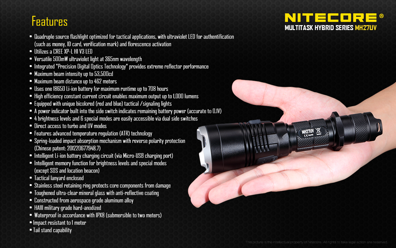 Nitecore MH27UV 24