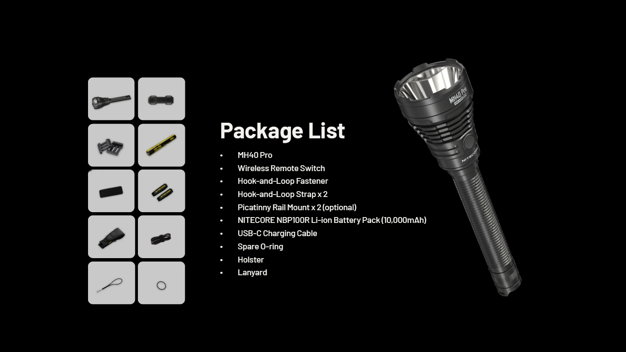 Nitecore MH40 Pro HUNTING KIT 29