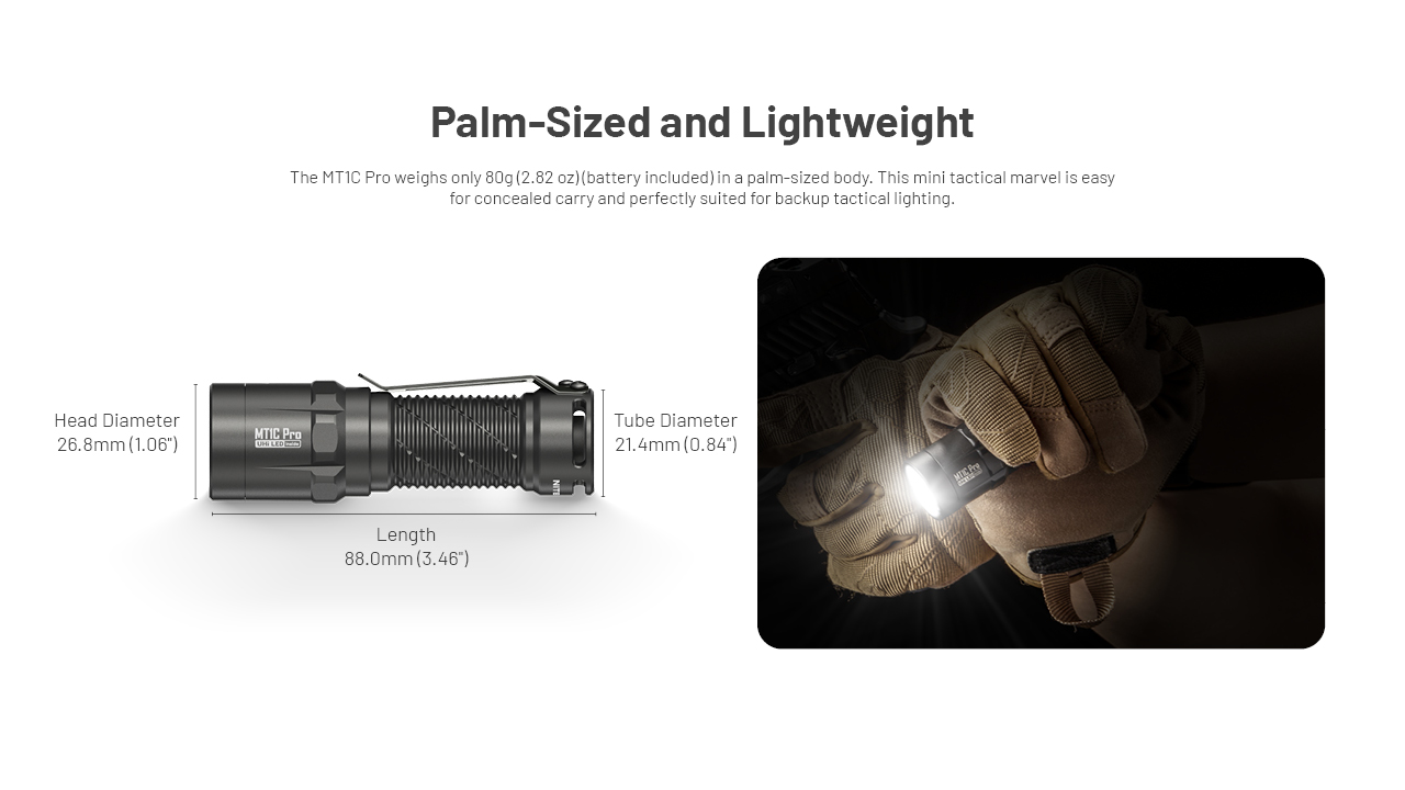 Nitecore MT1C Pro 18