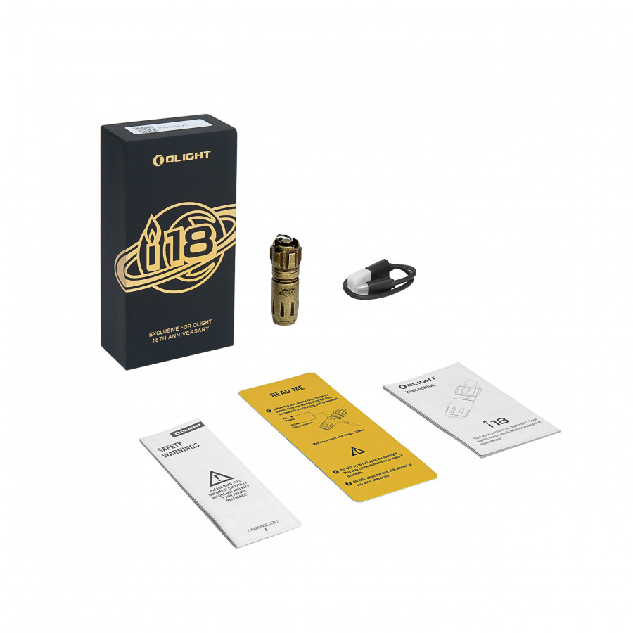 Olight i18 Brass 180lm 17