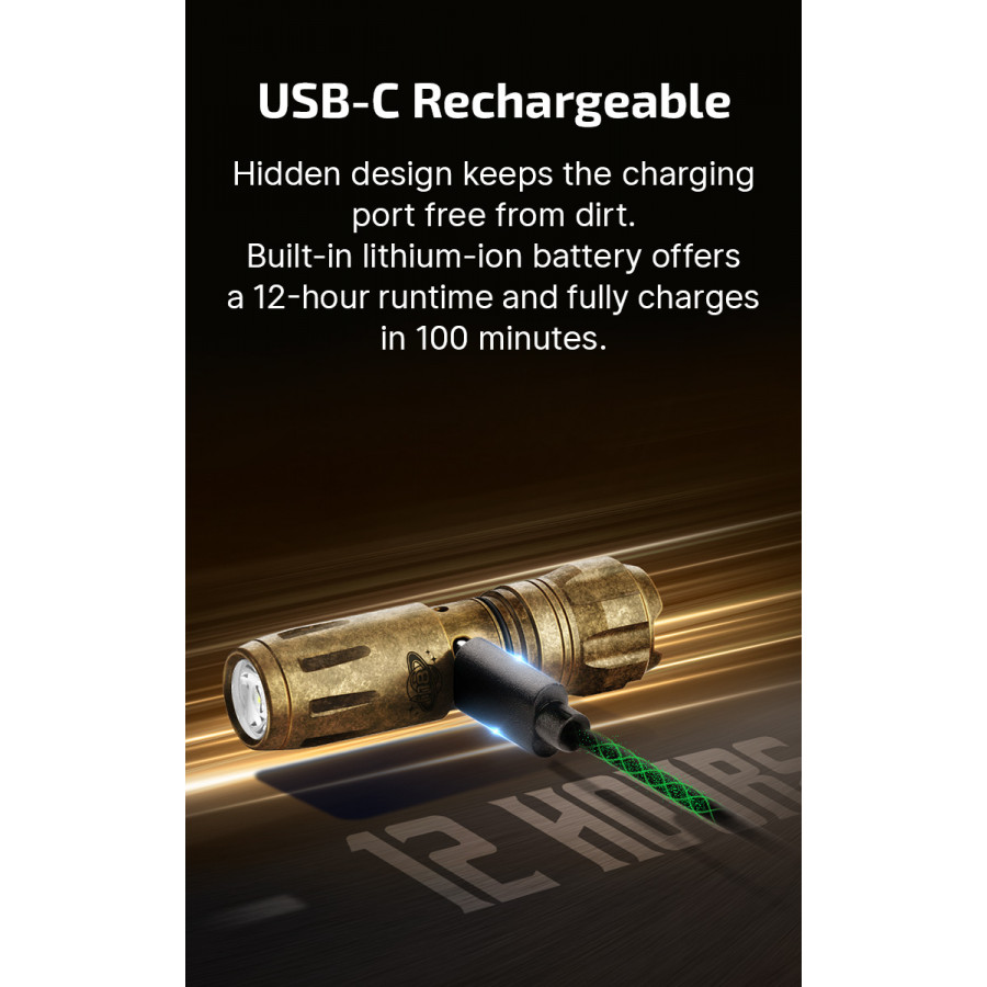 Olight i18 Brass 180lm 18