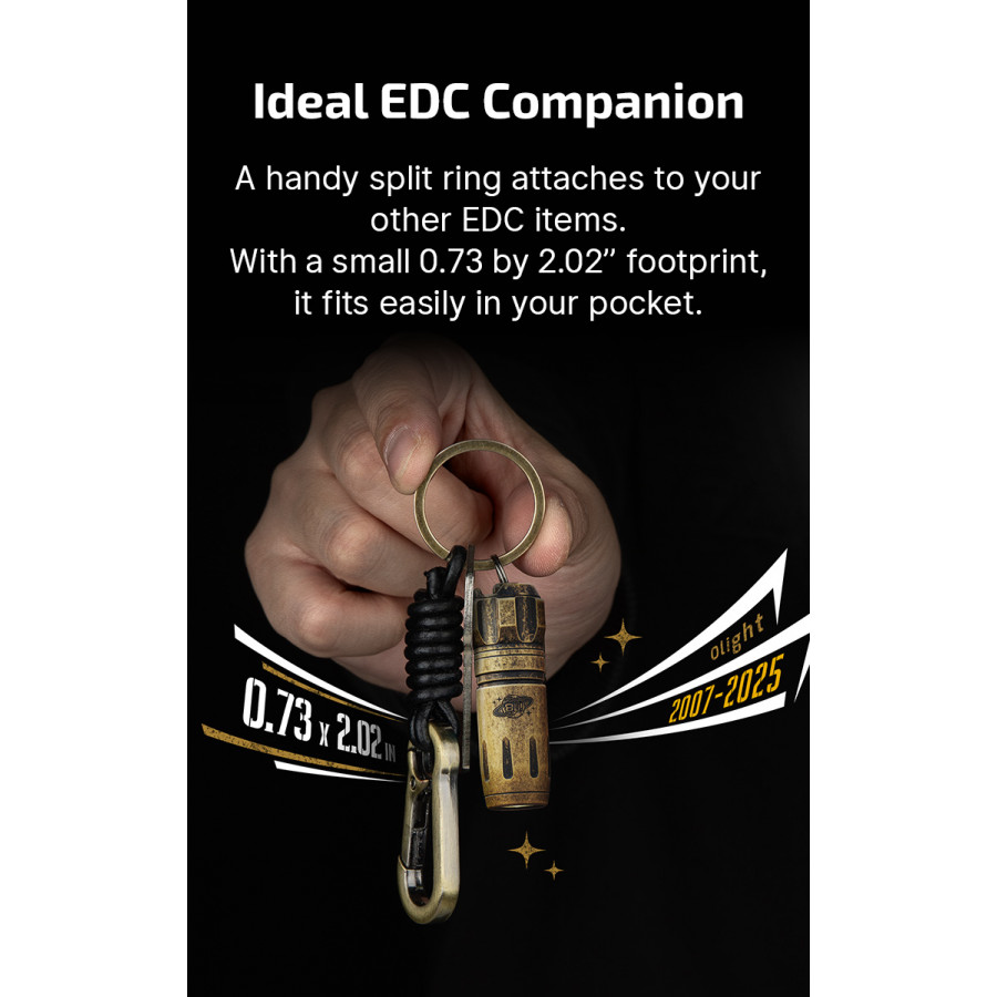 Olight i18 Brass 180lm 19