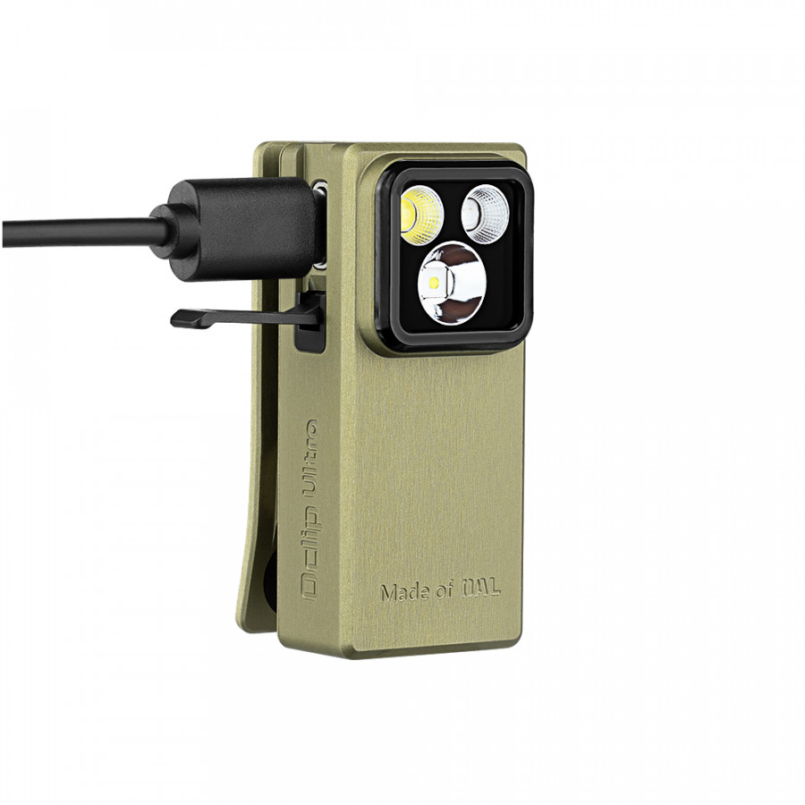 Фенер Olight Oclip Ultra Olive Green 530lm