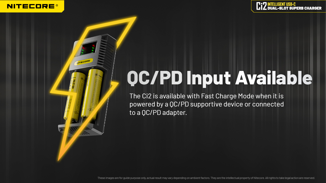 Зарядно Nitecore Ci2 за две батерии 14