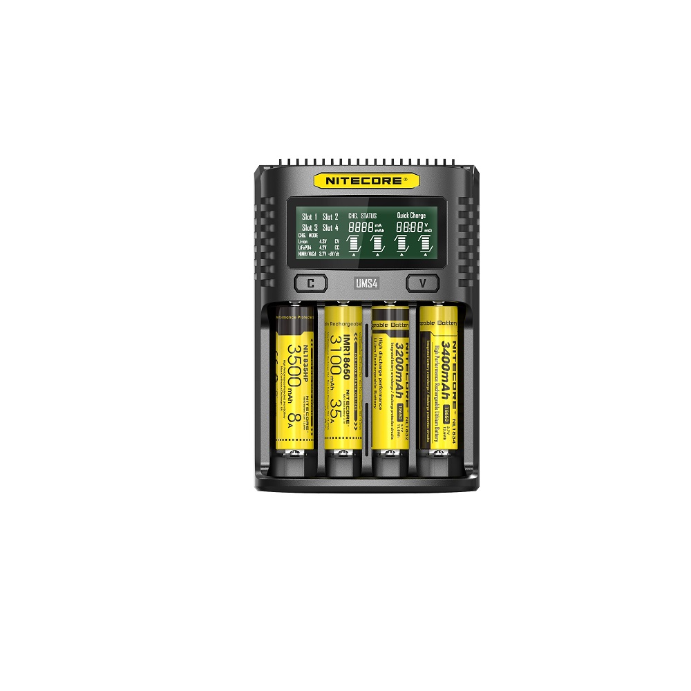 Зарядно Nitecore UMS4 за четири батерии