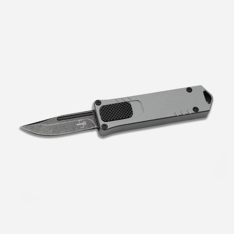 Нож Boker Plus USB OTF 2.0 Grey D2 Aluminum