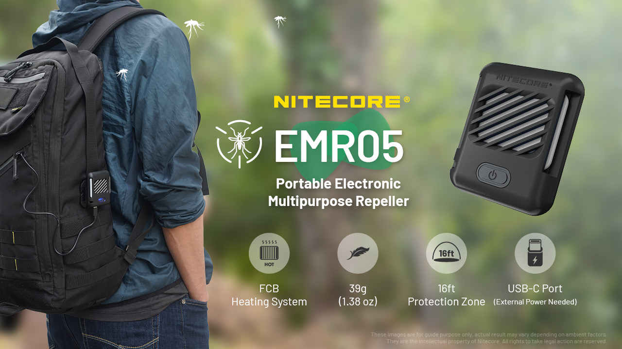 Nitecore EMR 05 Rechargeable Mosquito Repeller 06