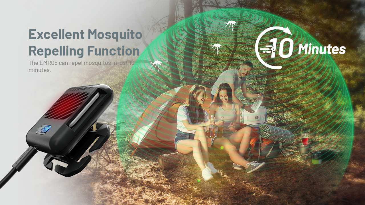 Nitecore EMR 05 Rechargeable Mosquito Repeller 16