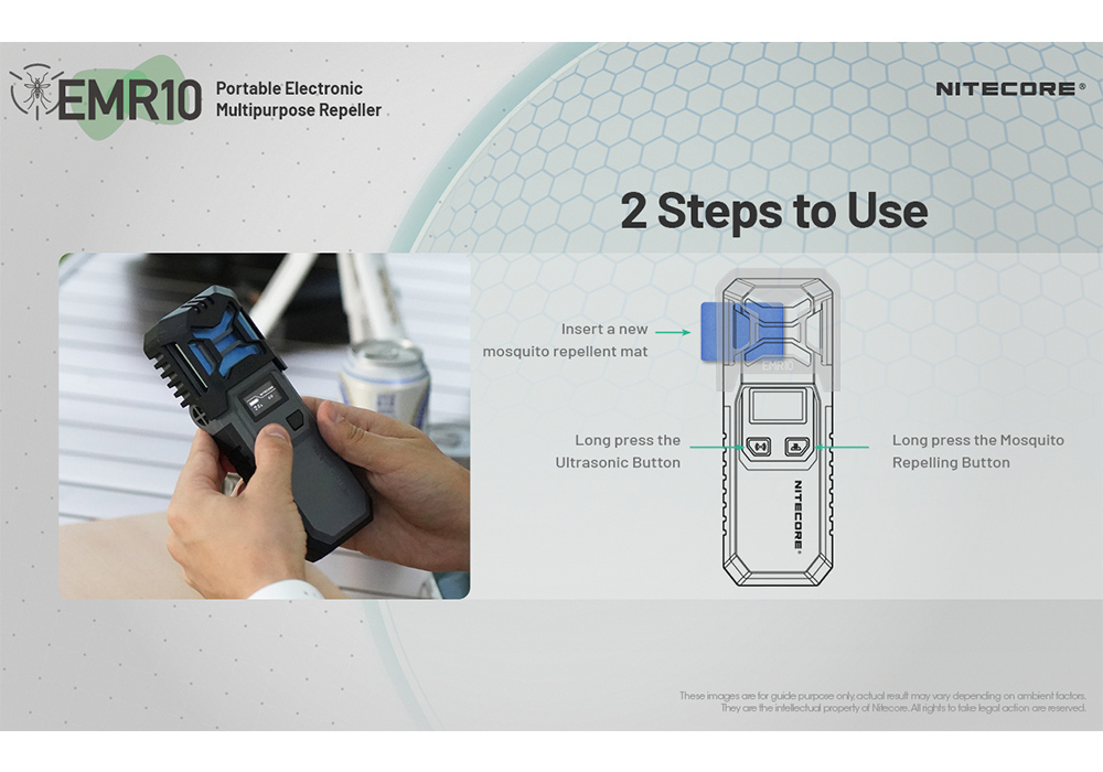Nitecore EMR10 Rechargeable Mosquito Repeller 15