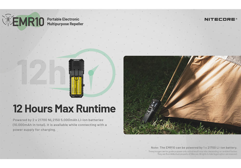 Nitecore EMR10 Rechargeable Mosquito Repeller 16