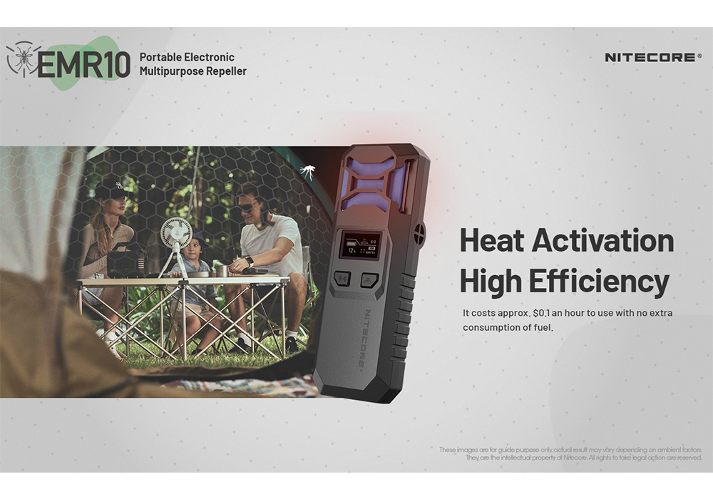 Nitecore EMR10 Rechargeable Mosquito Repeller 22