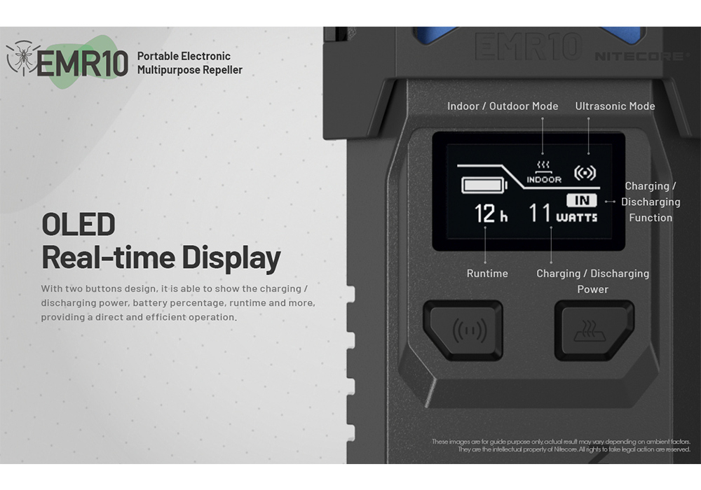 Nitecore EMR10 Rechargeable Mosquito Repeller 28