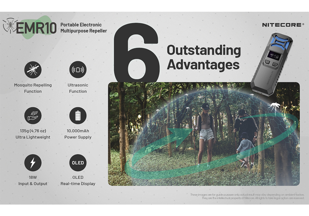 Nitecore EMR10 Rechargeable Mosquito Repeller 29