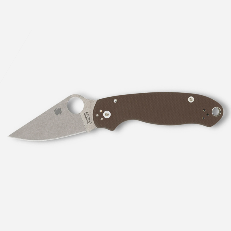Knife Spyderco Para 3 Sprint Run CPM 15V G-10 Brown