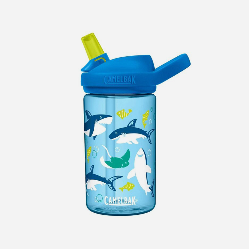 Детска бутилка за вода CAMELBAK Eddy Kids 14oz Bottle with Tritan™ Renew Sharks and Rays