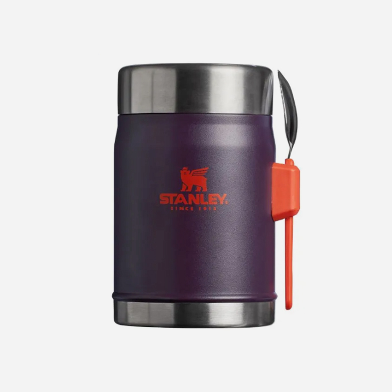 Термос за храна Stanley Classic Legendary Food Jar 0.4L / 14 OZ Plum with spork
