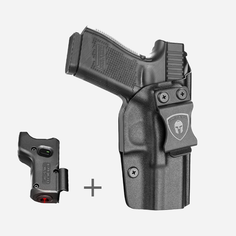Вътрешен кобур WARRIORLAND + лазер WL IWB за Glock 17 – RH