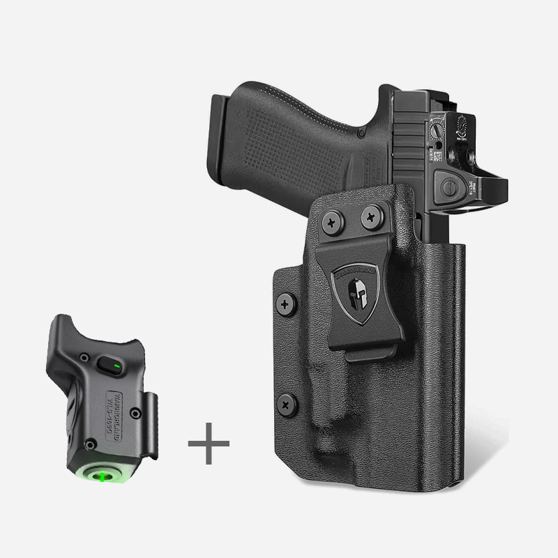 Вътрешен кобур WARRIORLAND + лазер WL IWB за Glock 48 MOS – RH