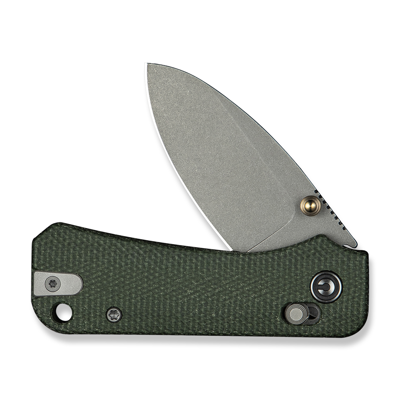 CIVIVI Baby Banter 2 Green Canvas Micarta 3