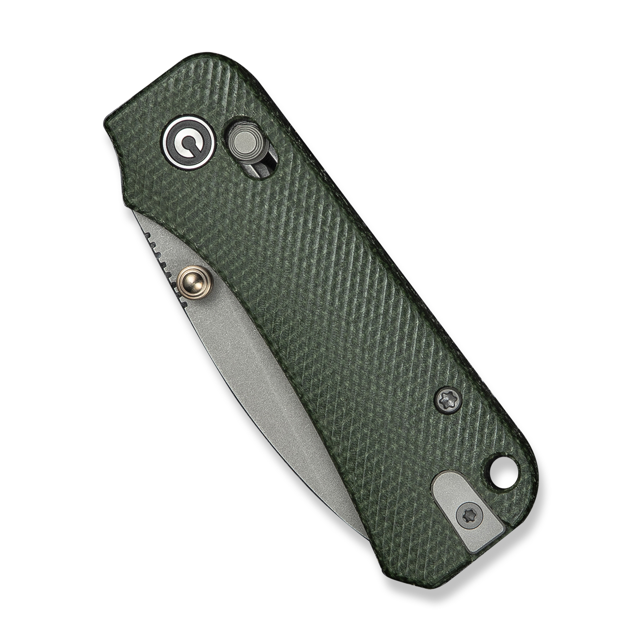 CIVIVI Baby Banter 2 Green Canvas Micarta 5