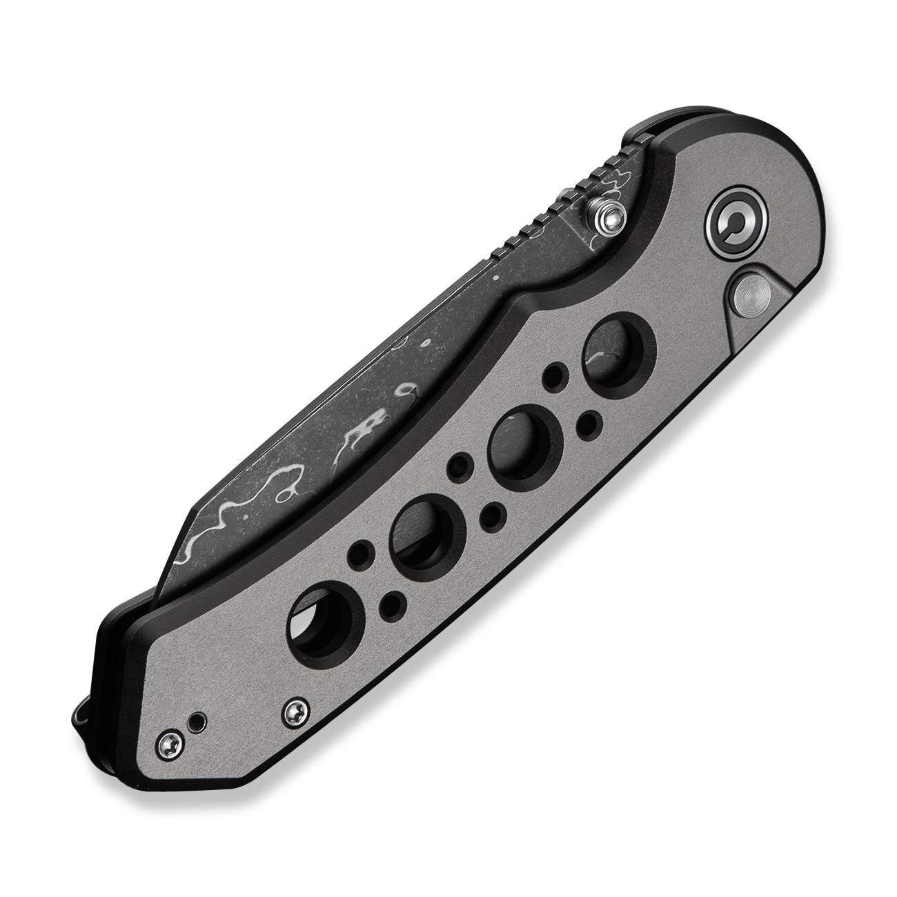 CIVIVI Pragma Prime Gray Aluminum Damascus 6