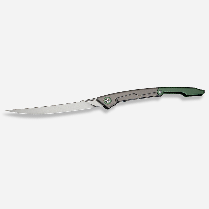 Нож CIVIVI Shawka 14C28N Gray/Green Aluminum